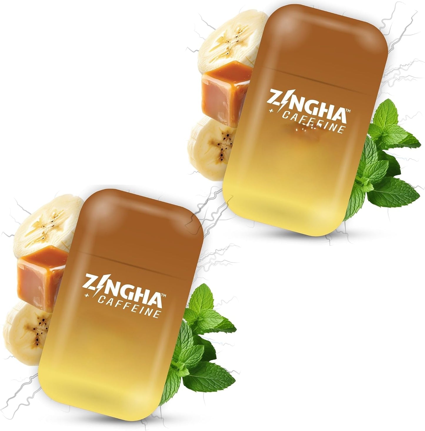 Caffeinated Aromatherapy Nasal Inhaler Stick – Natural Energy Boost with Essential Oils + Caffeine – Focus, Refresh & Breathe Easy (Caramel Bananas Foster)