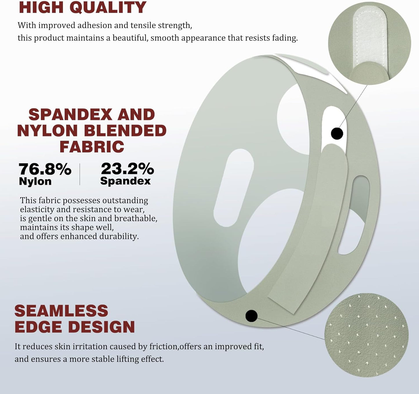 2-Pack Unisex Chin Strap for Snoring | Adjustable, Breathable & Skin-Friendly, Universal Fit Anti-Snore Set for Couples & Sleepers (Black)