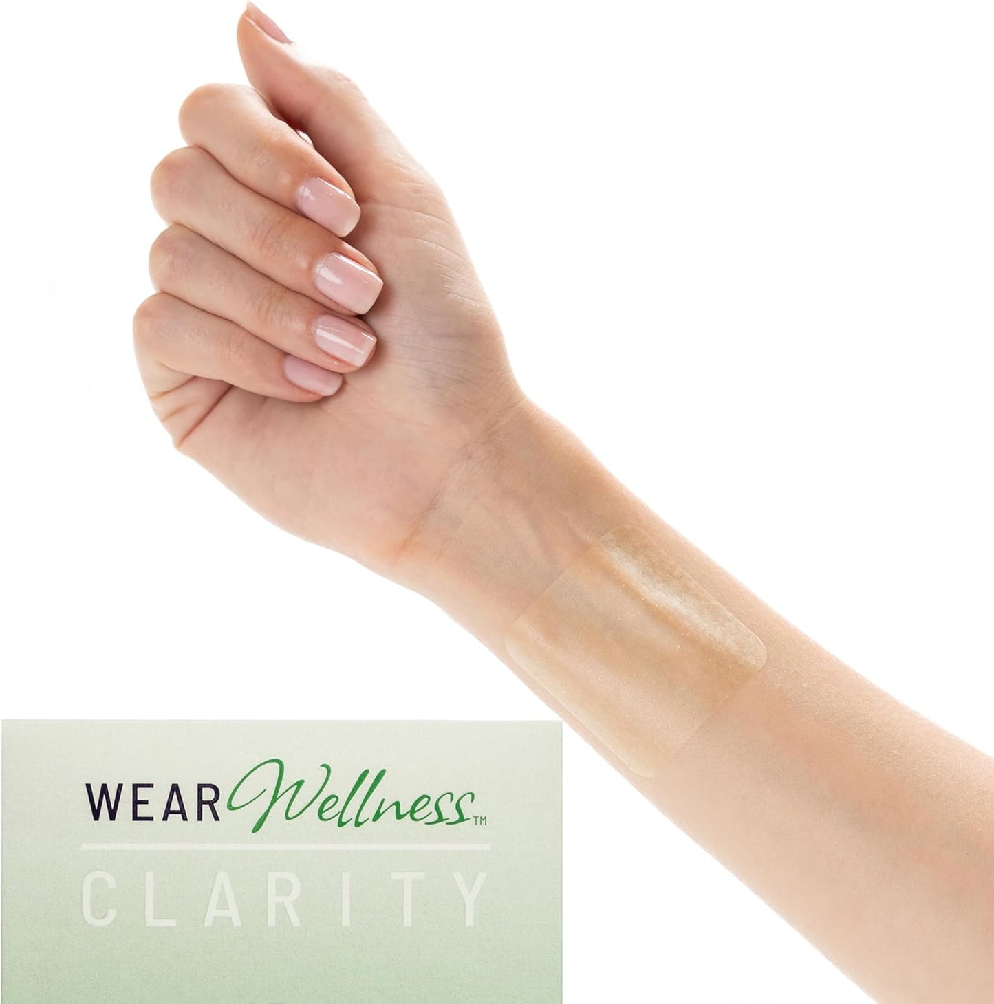 Clarity Film Patches – Topical Patches for Energy & Focus - Patch with Botanical Extracts – Natural Support for Memory & Concentration - Long-Lasting Effect – 4 Pack