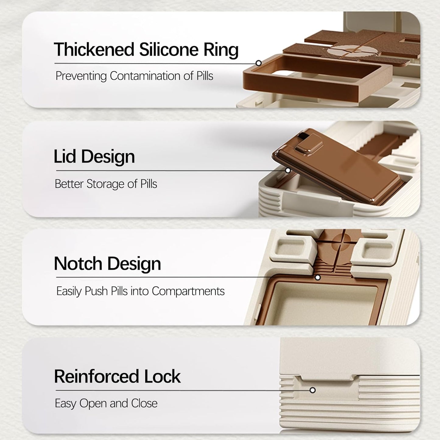 Pill Cutter Splitter for Small and Tiny Pills, 1/2 1/4 Pill Cutter for Small or Large Pills, Pill Splitter for Multiple Pills at a Time with Centering Device and Stainless Steel Blade (Green)