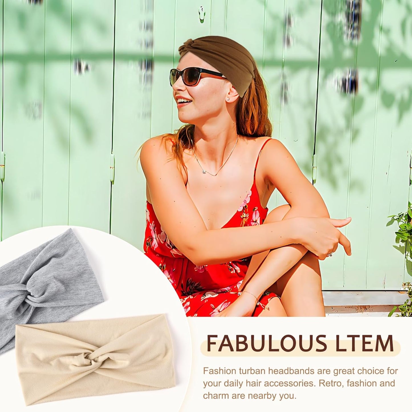 12-Pack Wide Stretch Headbands for Women - Non-Slip Extra Wide Turban Hair Bands for Workout, African Style, Sports & Daily Use (Breathable, All-Day Comfort) Color1 (Color2)