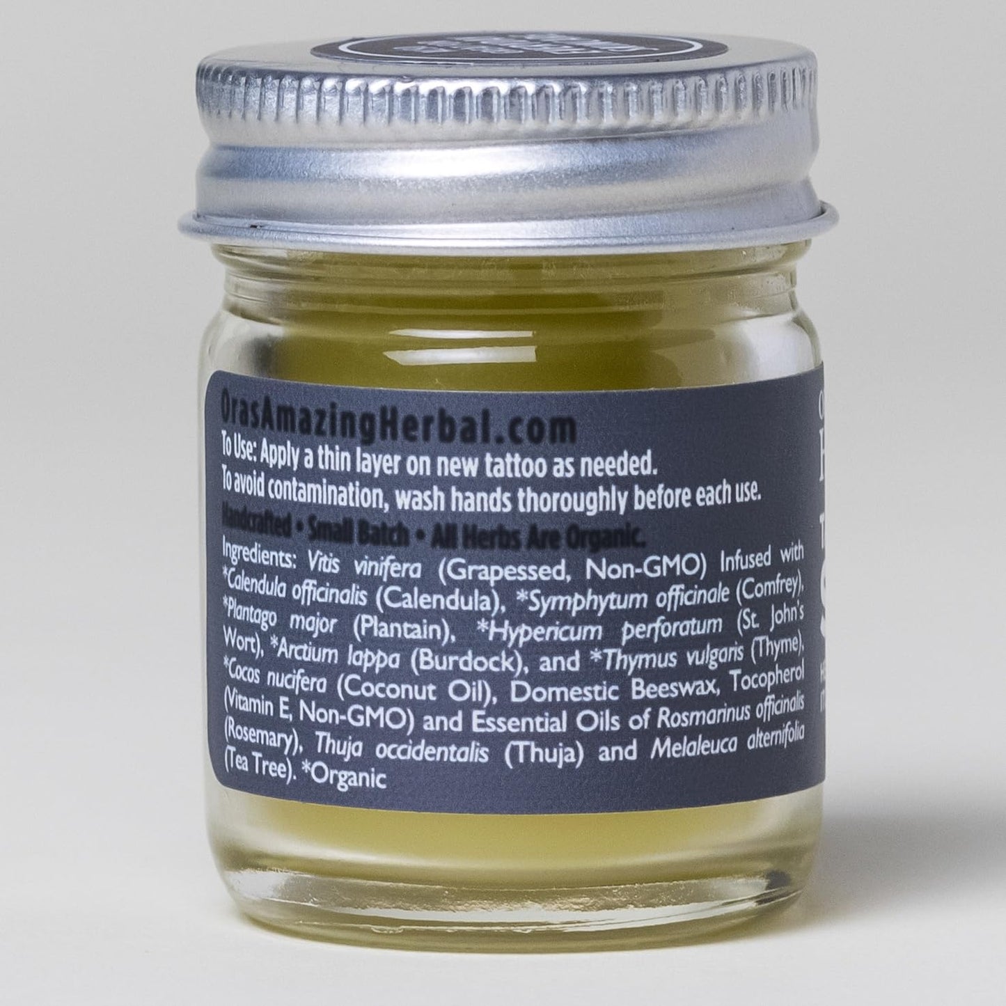 Ora's Amazing Herbal, Tattoo Salve, Tattoo Aftercare Balm| Color Enhancement for Old Ink | Itchy Relief Cream Ointment for New Tattoo| Paraben Free, Plastic Free| | Faster Healing | 1 oz 2 Pack