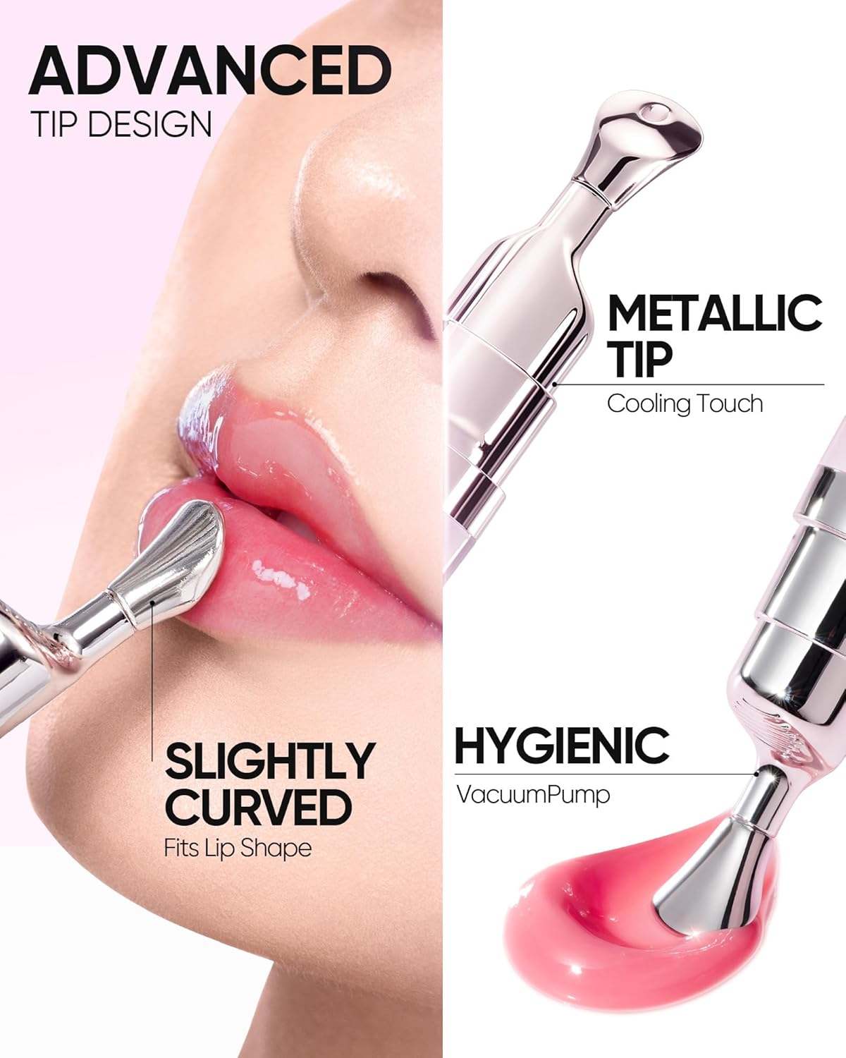 Hydrating Brightening Lip Serum, Smooth Tinted Lip Stain, Plumping Lip Gloss with Polypeptide Squalane, Moisturizing Balms, Brighten Dark Lips, Korean Beauty Makeup (04 Pink Berry)