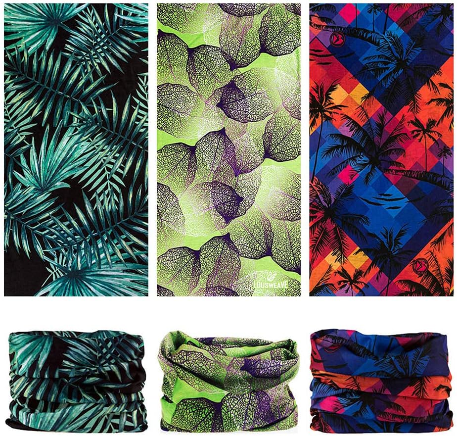 Headband Neck Gaiter Head Wrap Headwear Face Mask Magic Scarf Bandana for Men and Women