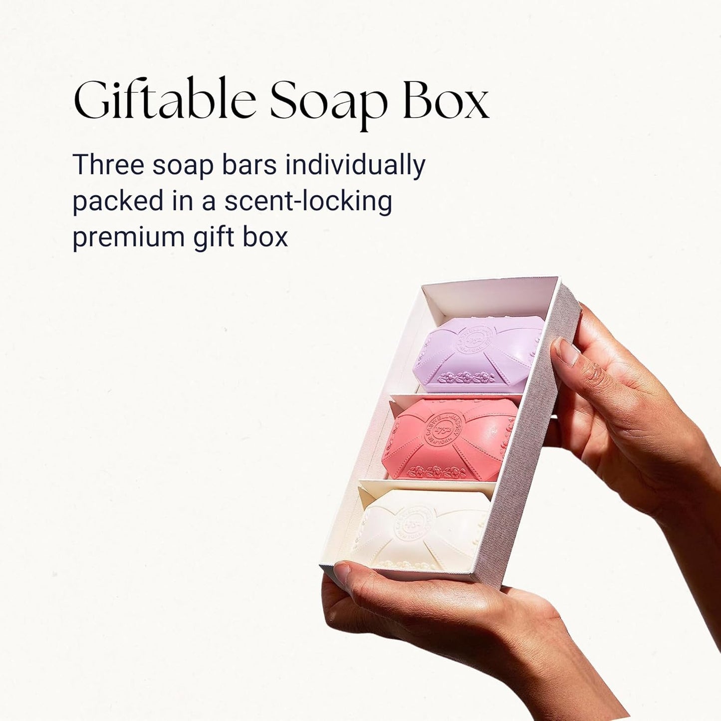 Caswell-Massey Castile Bar Soap, Womens Body Wash, Hand Soap, and Face Wash, Moisturizing Natural Body Soap for Bath or Shower, Verbena, 3 Bar Gift Set