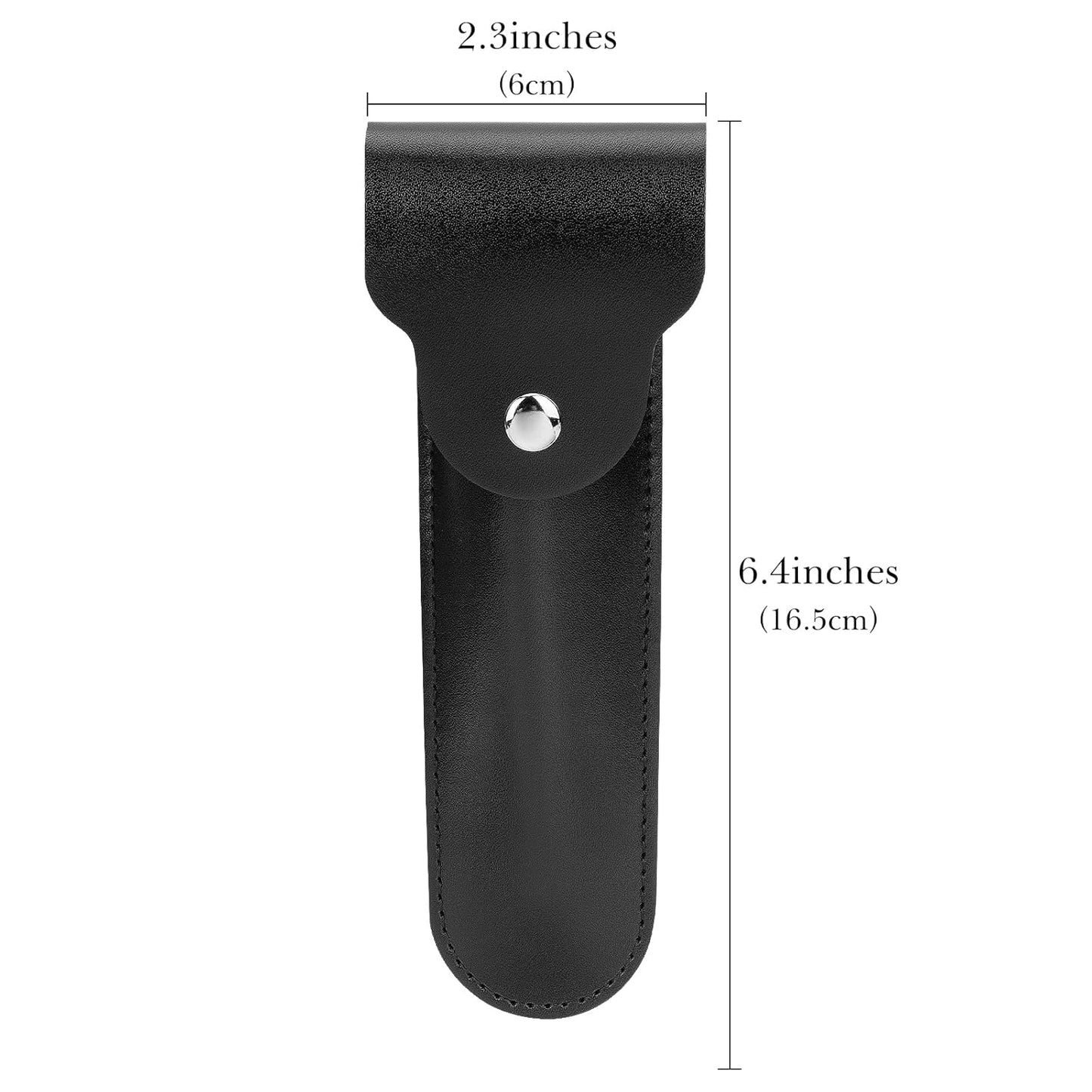 Linkidea Travel Razor Case, Shaver Carrying Cover Bag, Compatible with Fusion 5 Power, ProGlide Power, MK-23C, Men's Portable Razor Holder, Protective Storage Pouch (Black)