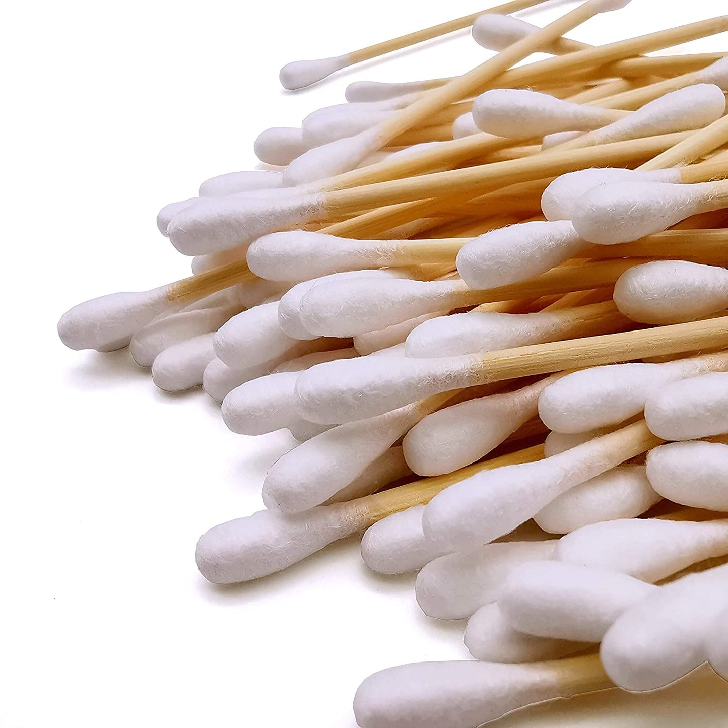 Bamboo Cotton Swabs, Biodegradable Wood Cotton Buds 1000pcs