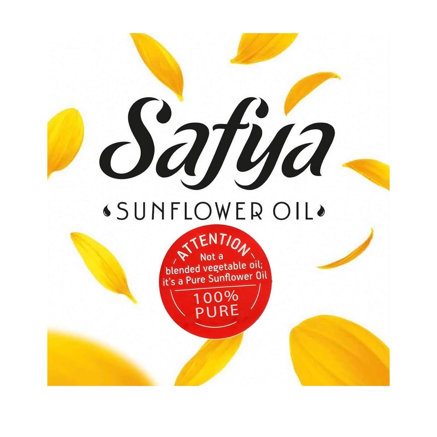 Safya - 100% Pure Sunflower Oil, (3 L) 101.4 Fl Oz