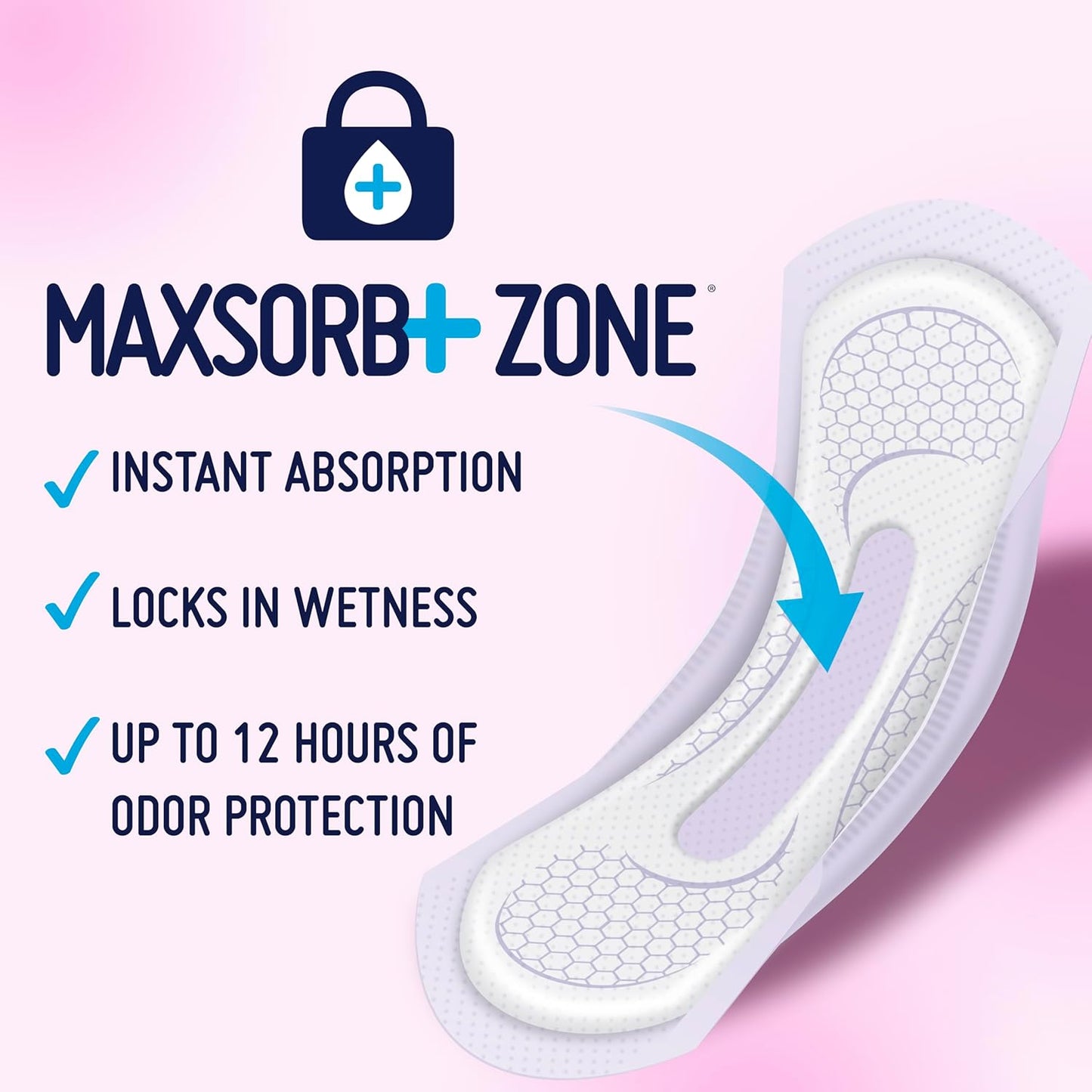 Prevail Incontinence Bladder Control Pads for Women, Maximum Absorbency, Long Length, 39 Count (Pack of 4)