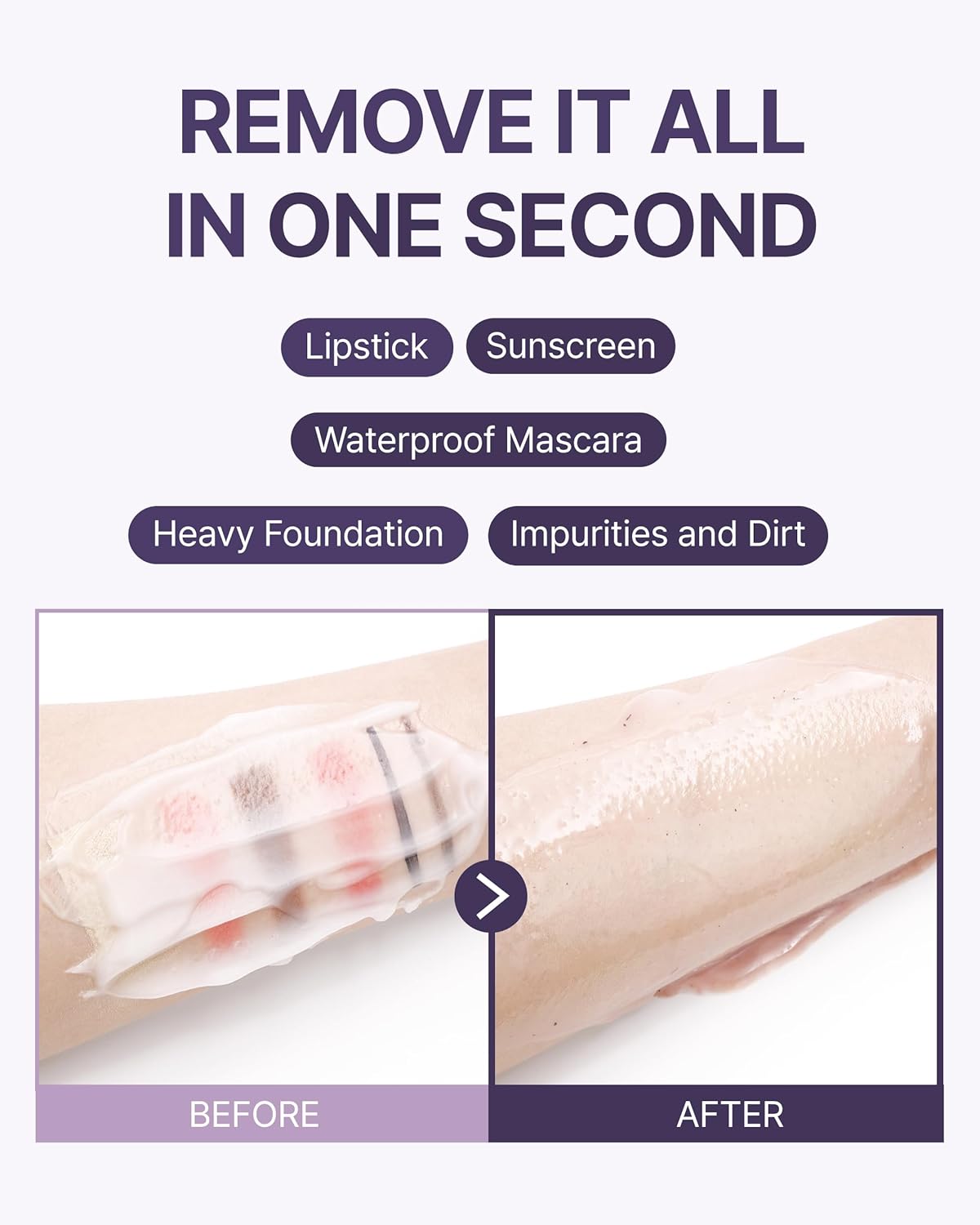 Rokkiss One Step Makeup Remover Cleansing Balm (5.1fl oz) - Korean Facial Cleanser for Eyes, Lips and Face, Gentle, Cruelty-Free Formula