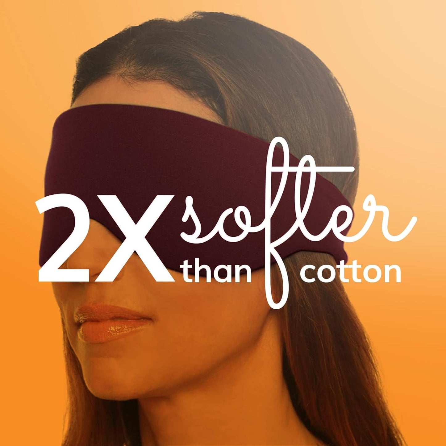 Happyluxe Escape Sleep Mask - Buttery Soft Airplane Eye Mask for Sleeping or Napping in Bed. Machine Washable. - Cabernet Red, Made in USA