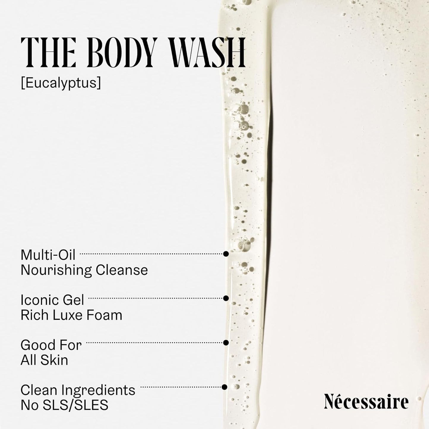 Nécessaire Eucalyptus Body Essentials Set – Travel-Size Body Wash, Body Lotion + Deodorant | For Women + Men | Dermatologist-Tested. Hypoallergenic. Vegan | Aluminum-Free Deodorant