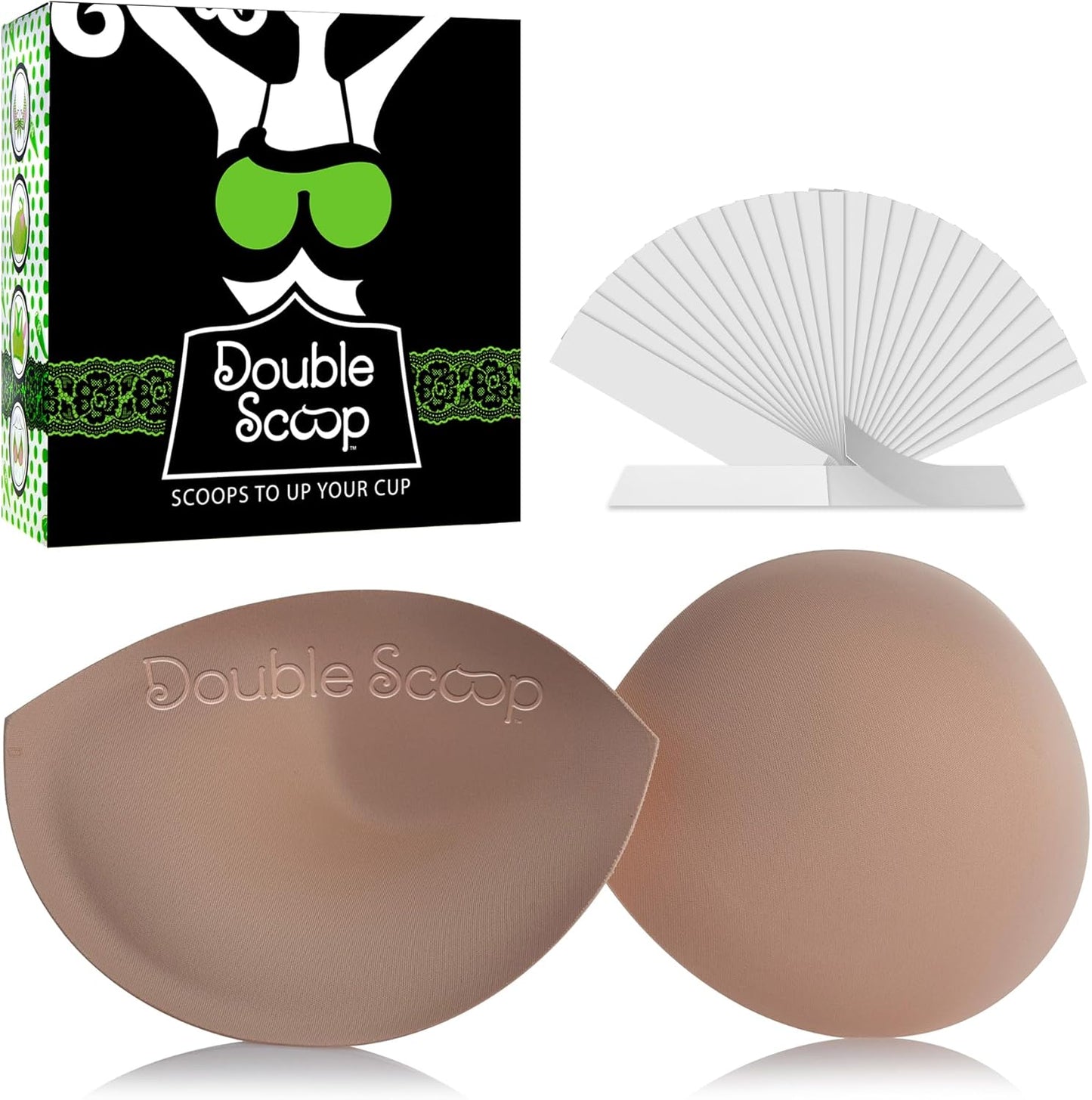 Divine Women's Plus Size Lift & Support Bra Inserts Sweet Peaches