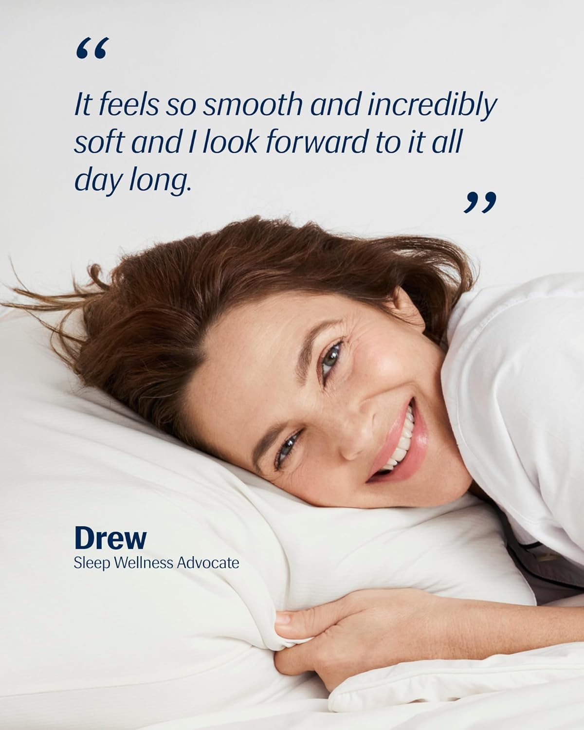 REST® Evercool®+ Cooling Pillowcases Standard - 2 Pillowcases for Sensitive Skin, Silver Infused Fabric for Hygienic Sleep, Silky Smooth for Curly Hair, High Elastic for Snug Fit (19x29 inches)