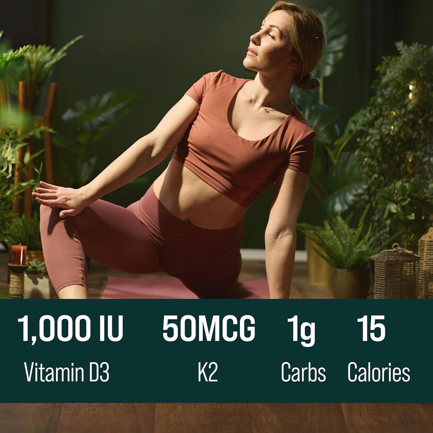 Natural Force Pure Vitamin D – Liquid D3 & K2 with Coconut MCT –1,000 IU, Immunity & Nutrient Absorption Booster- Vegan - Orange Cream, 16 fl oz