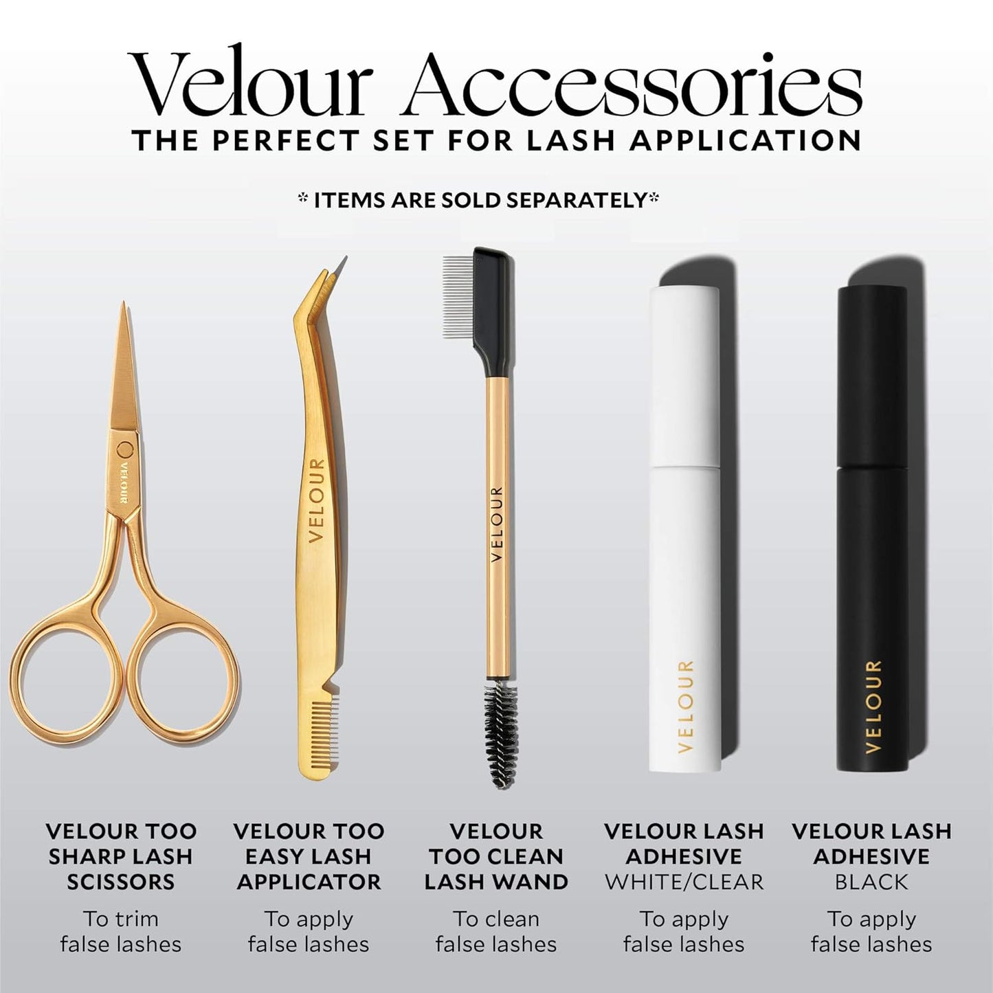 Velour Too Clean Lash Wand, 2 in 1 Eyelash Cleansing Brush for False Lashes and Eyelash Extensions, Brow and Lash Brush