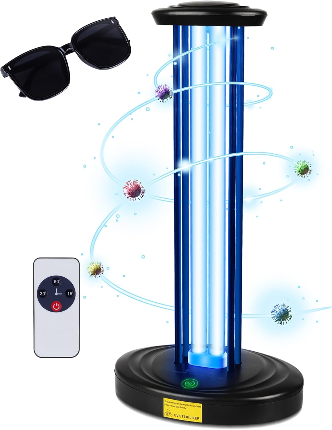 Home Disinfection Device,UV Light Sanitizer for Room,Ultraviolet Light with Timing and Remote Control