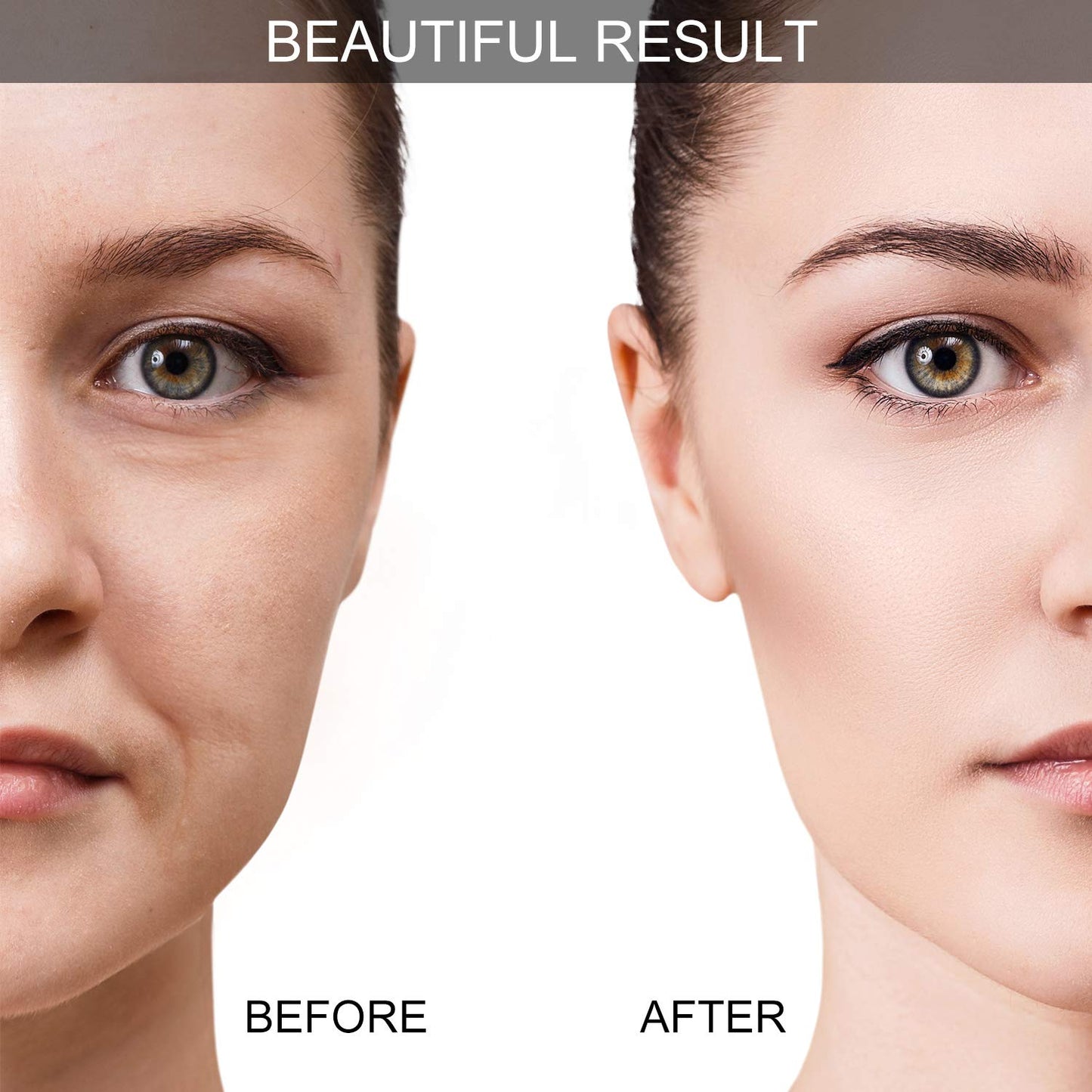 BBTO Silicone Facial Cupping Set, Vacuum Massage Cup Kit for Body, Face, Neck, Back, and Eye, 6 Cups and Exfoliating Brush(Black)