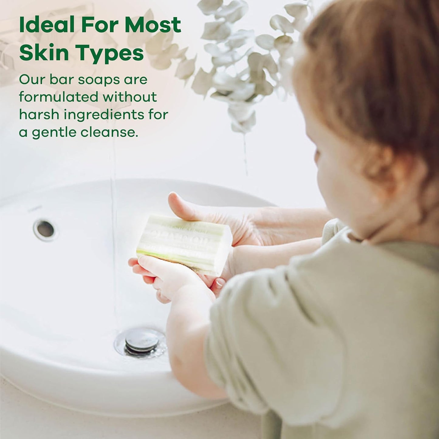 Australian Botanical Goats Milk Soap with Soya Bean 6.6 OZ Luxury Soap Bars Enriched Shea Butter, Luxury Face, Hand and Body Bars Suitable for All Skin Types, Pack of 4