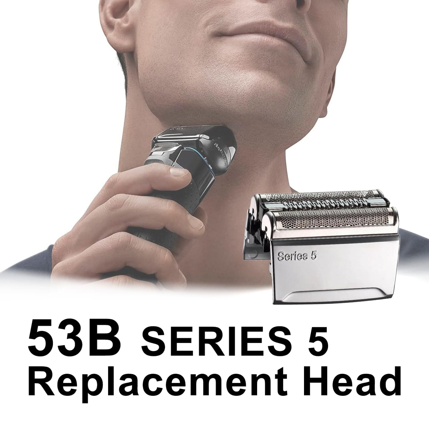 Series 5 52S Electric Shaver Replacement Head Compatible, 52S Replacement Electric Shaver Heads for Men Razor Shaving Blades Fit for Braun Series 5: 5090/5190cc, 5040/5140s, 5030s, 5147s, 5145s