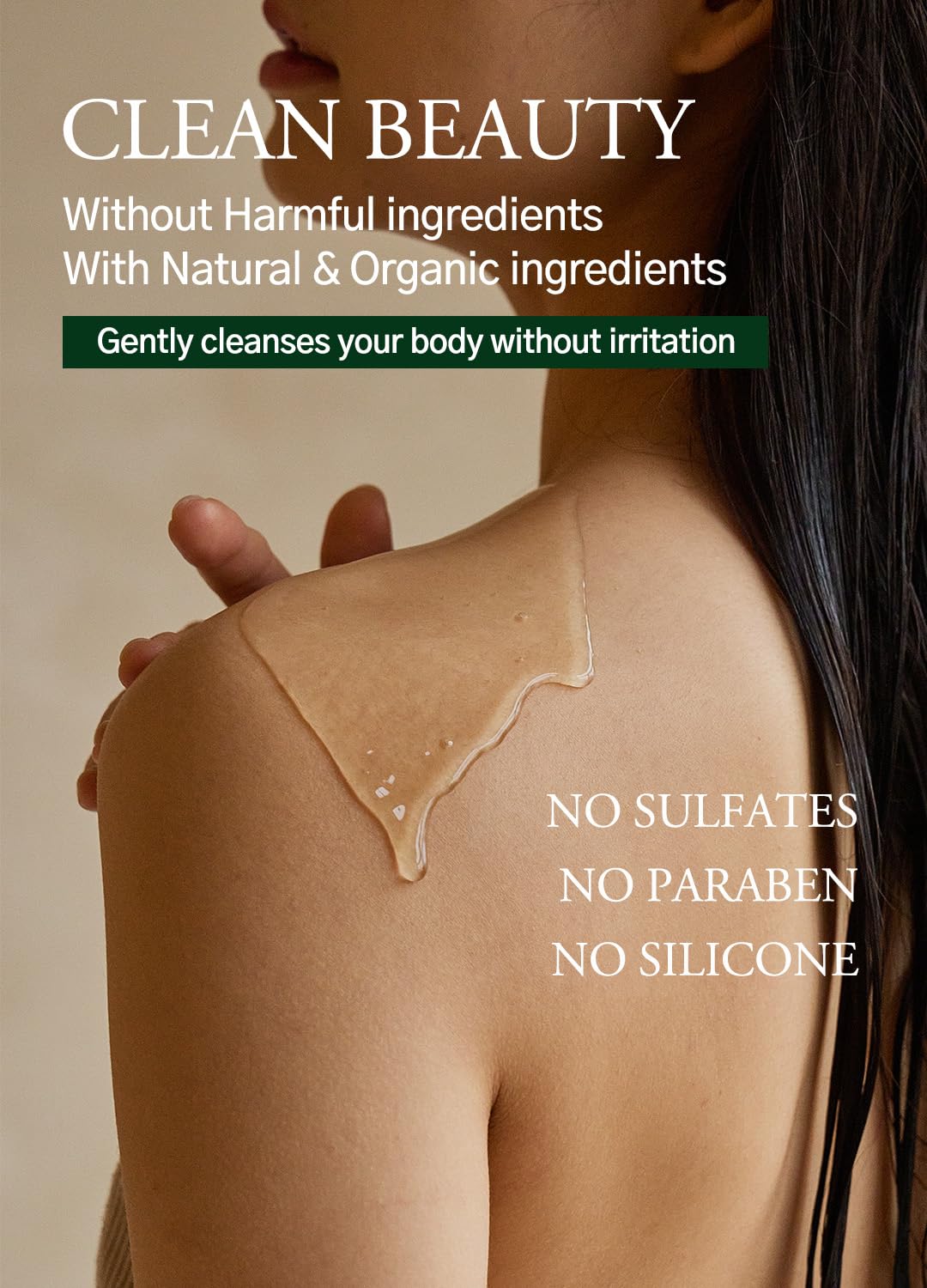 laferme Low pH balanced Gentle Korean Body Wash with Natural & Organic Ingredients, Hypoallergenic for Sensitive Skin, Moisturizing & Hydrating for Dry Skin, For Women & Men, 33 Fl Oz, Pear & Freesia