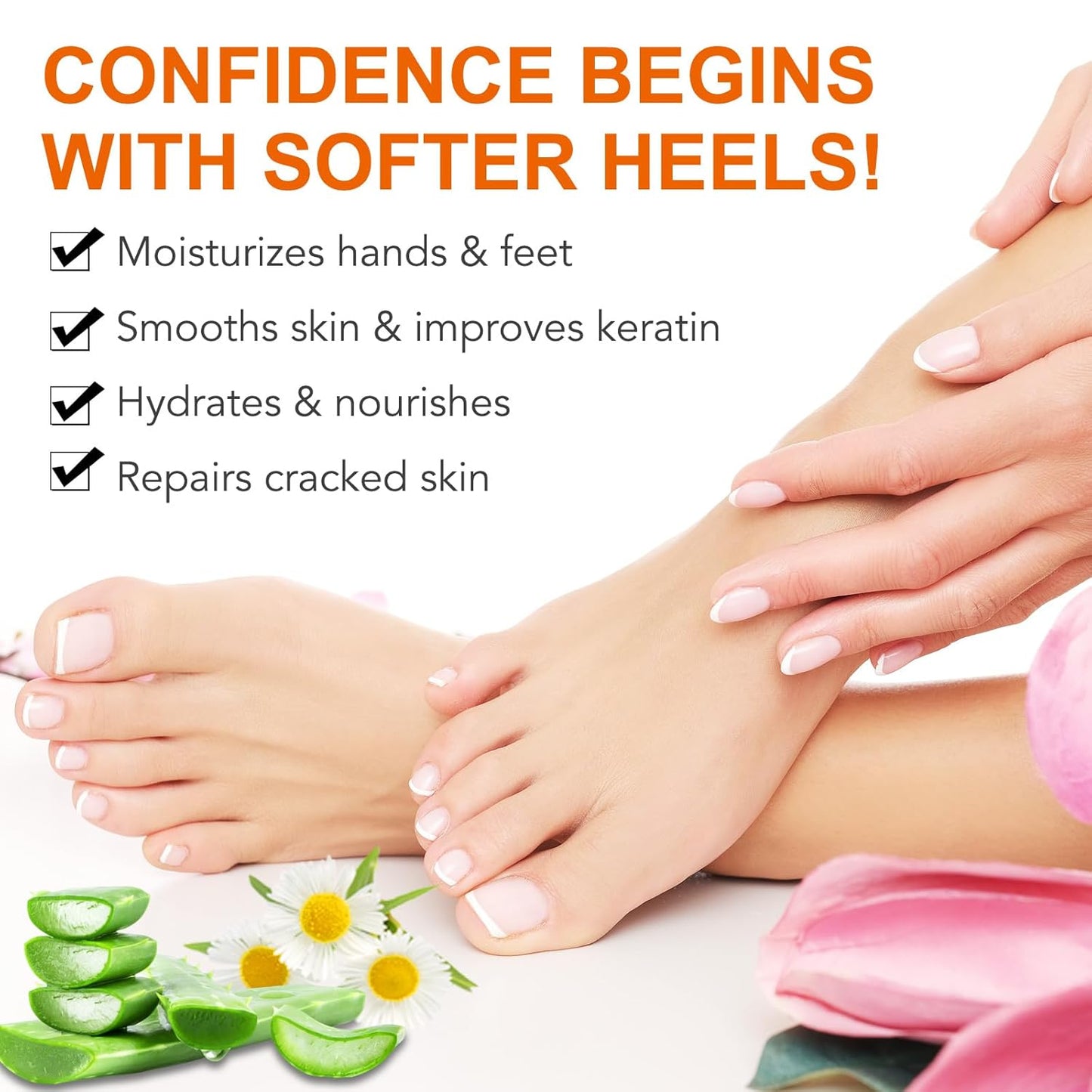 60% Urea Cream, Manuka Honey Hand Foot Moisturizer Cream for Dry Cracked Heels, Foot Care Stick for Softening and Moisturizing Skin, Deep Hydration, 1.41Fl Oz