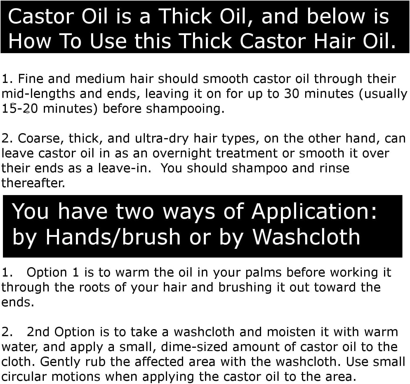 Essentially KateS Castor Oil 16 Fl Oz (Glass Bottle) - Biotin + Vitamin E - A Huge Glass Bottle with a Pump - 100% Pure and Natural, Cold Pressed, and Hexane-Free - Hair, Body