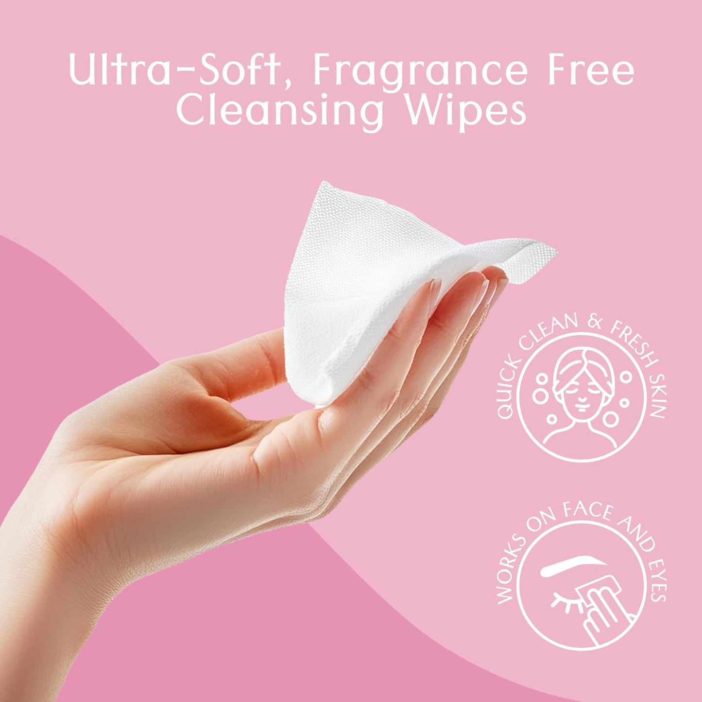 Air Jungles Makeup Remover Wipes Singles Wrapped 30 Pack, 750 Packs, Extra Large 6" x 8", Fragrance-Free, Removes Makeup and Oil, Ultra Soft Cleansing Wipes, Alcohol Free