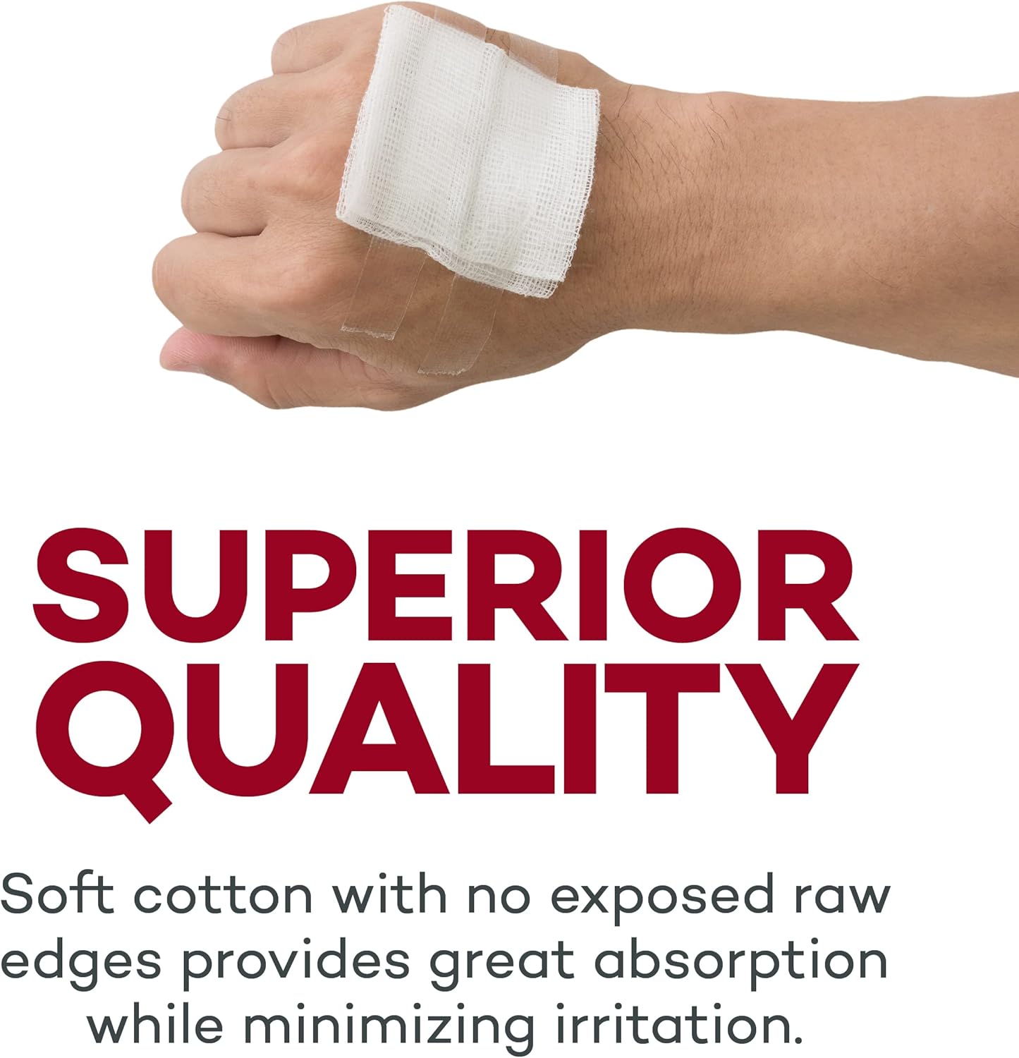 Dealmed Premium Non-Woven Sponges – 2" x 2" 4-Ply Non-Woven Gauze Pads, 25 Pouches, 2 Per Pouch (Pack of 2), Absorbent Gauze Sponges, Wound Care Product for First Aid Kits and Medical Facilities