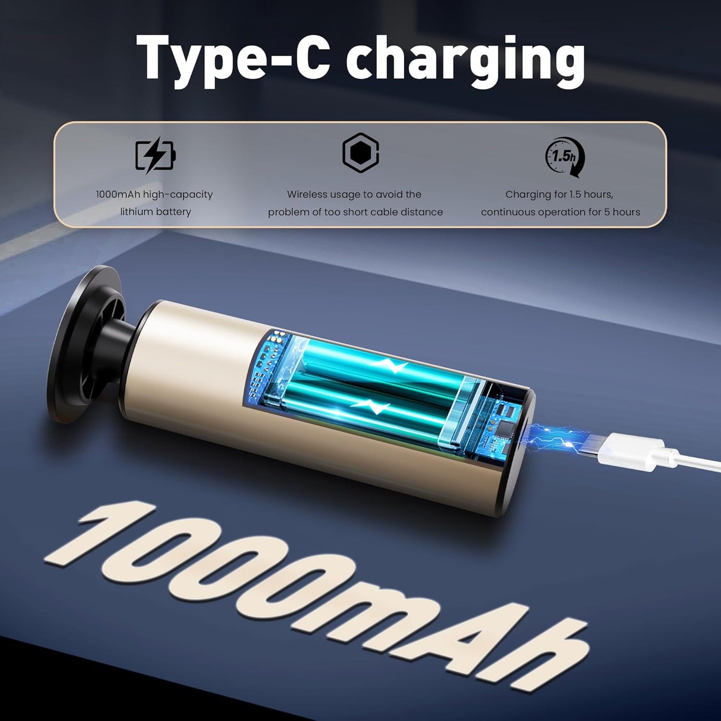 Electric Foot Callus Remover,2 in1 Rechargeable Callus Remover for Feet,9-Speed Cordless Electric Foot File Nail Grinder,Foot Scrubber Pedicure Tools for Dead Skin Dry Cracked Feet (Gold MINI)