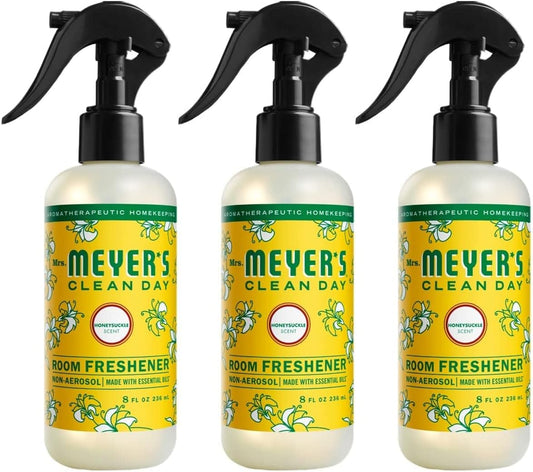 MRS. MEYER'S CLEAN DAY Room Freshener - Honeysuckle (8 Fl Oz (Pack of 3))
