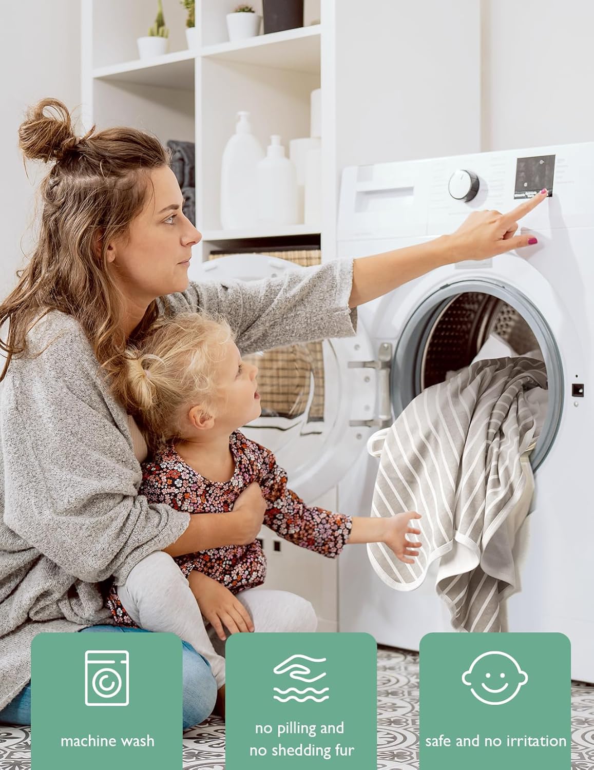 Momcozy Hooded Baby Towel, 2 Pack Baby Bath Towel with Large 35 X 35 Inch, Super Soft Cotton and Hooded Towel for Newborn, Toddler and Kid, Starry Sky