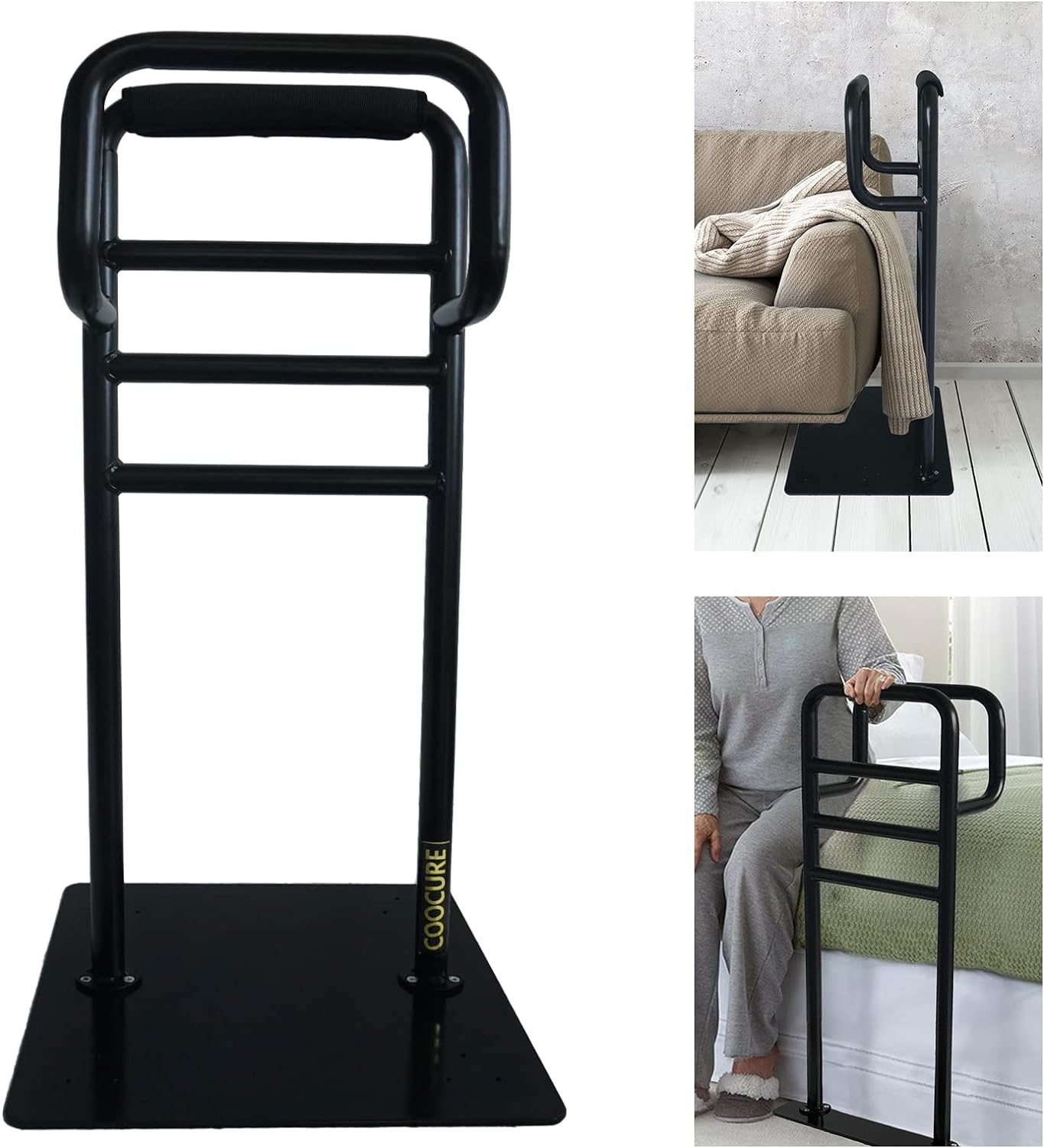 Couch Stand Assist for elderls, Sofa & Chair Stand Assist Rail, Heavy Duty Bed Assist Rail with Non-Slip Covers. Suitable for Seniors and Other Relied On Persons.