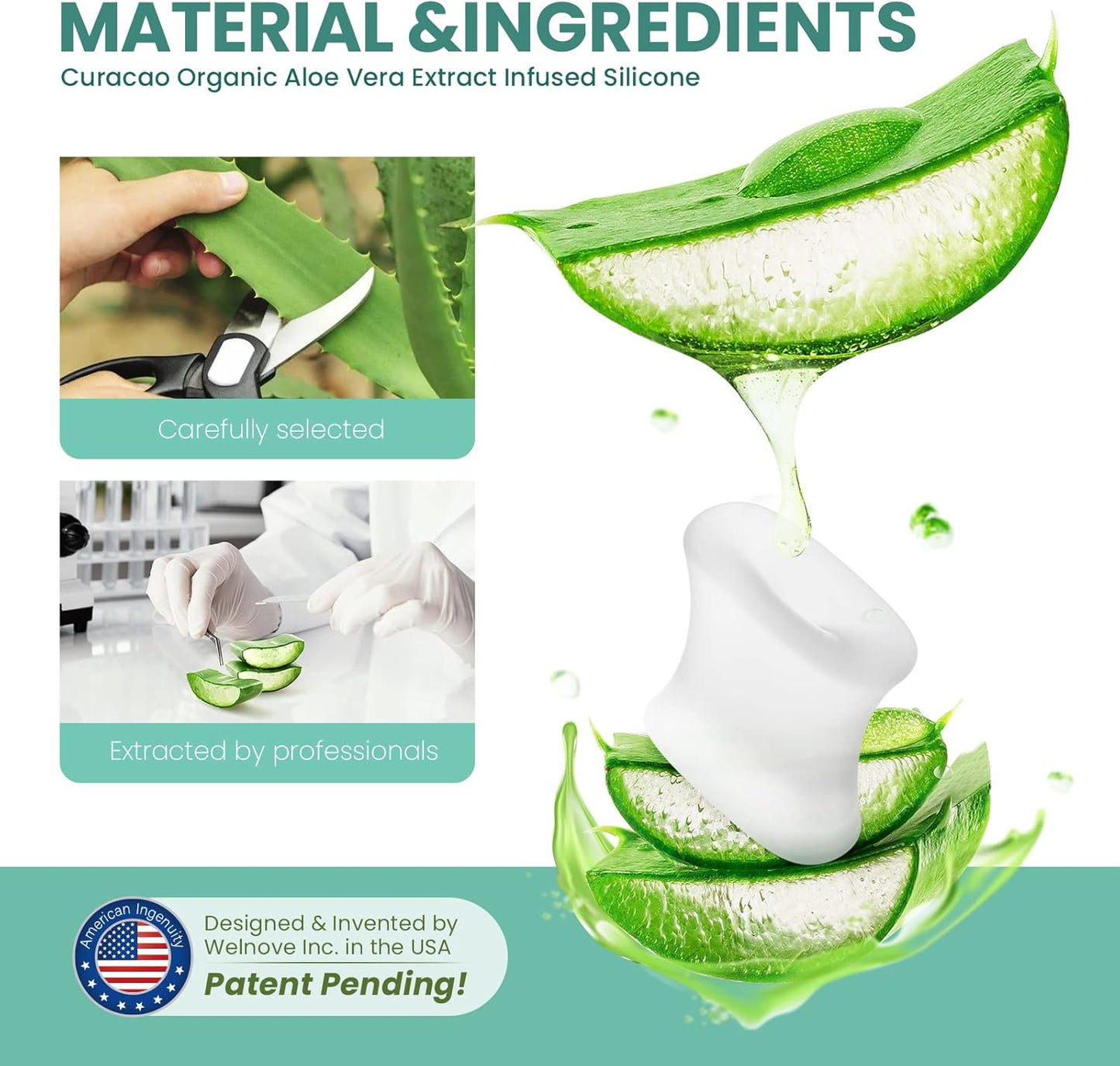 Welnove 12-Pack Gel Toe Separators – Bunion Pads – Toe Spacers for Straightening Overlapping Toes for Men and Women - Transparent