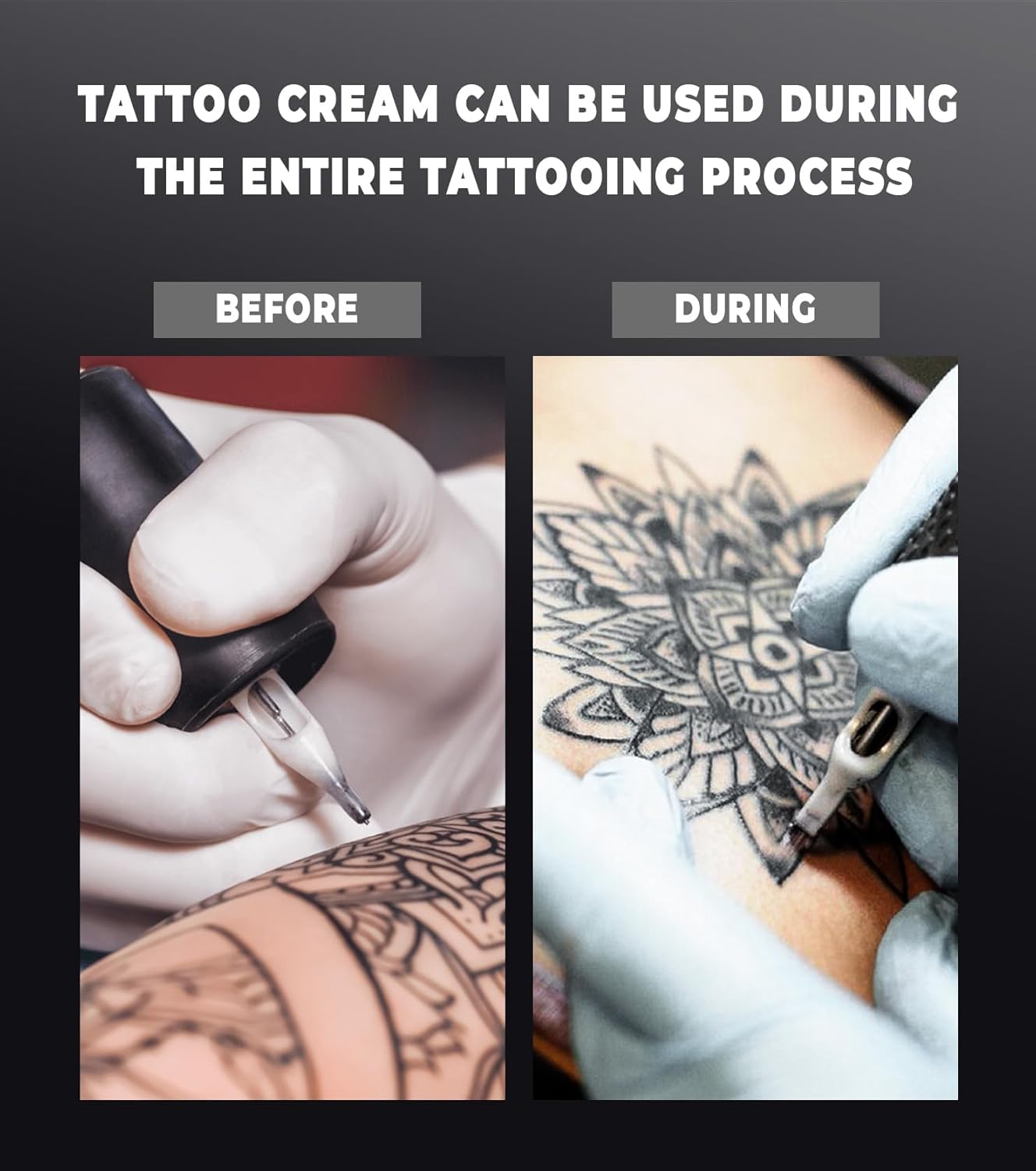 Tattoo Aftercare, Tattoo Lotion & Tattoo Balm, Color Enhancement & Daily Tattoo Moisturizer With Natural Ingredients, Heal New Tattoo and Revive Old Tattoo 2.2oz 1pcs