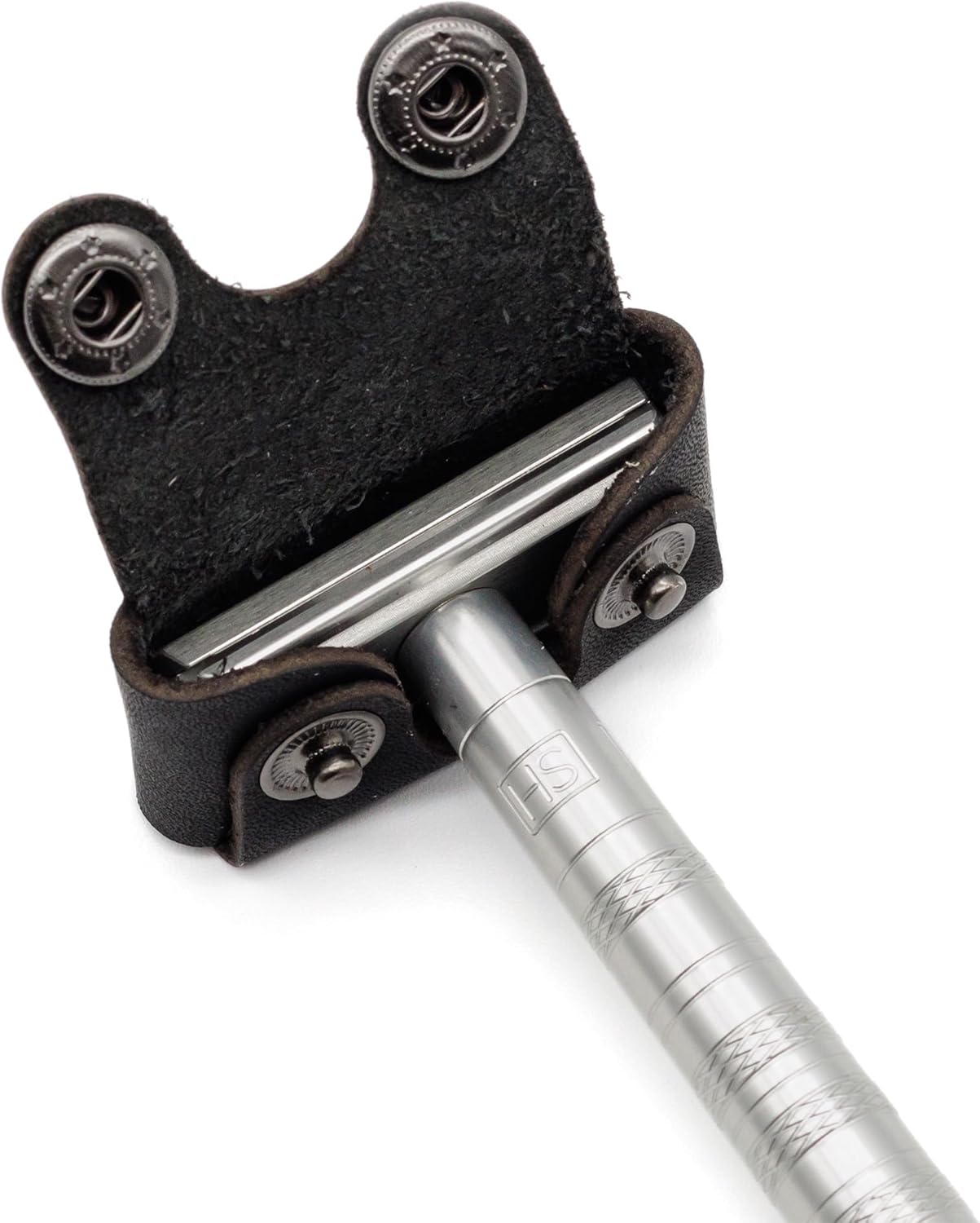 Henson Shaving Razor Leather Head Cover/Sheath for Henson AL13 and Henson Ti22