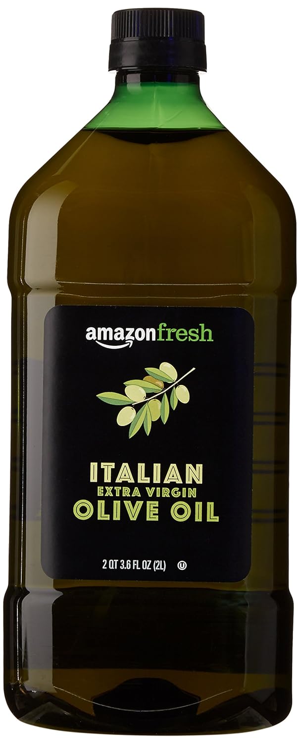 Amazon Fresh, Italian Extra Virgin Olive Oil, 2 Liter