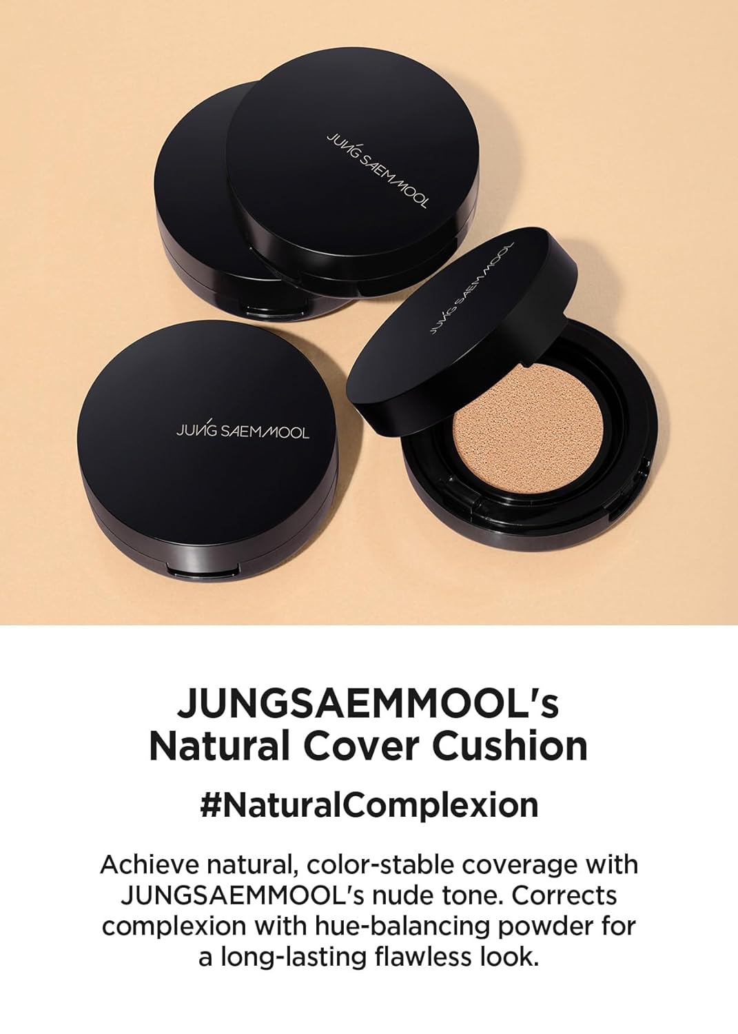 [JUNGSAEMMOOL OFFICIAL] Essential Skin Nuder Cushion Mini (08 Medium Deep) | SPF50 Broad Spectrum