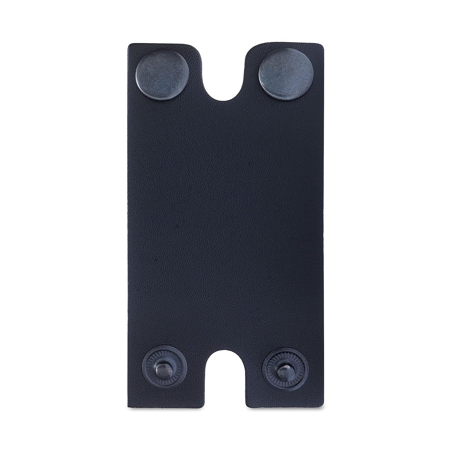 Safety Razor Head Protecting Leather Cover, Genuine Cowhide Leather Double Edge Safety Razor Case Accessories for Travel, Butterfly Razor Case (Black)