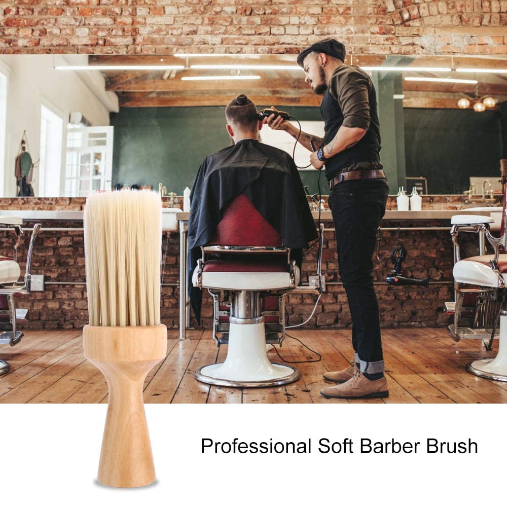 Barber Neck Duster Brush for Hair Cutting, Soft Household Hair Neck Cleaning, Professional Salon Tool (Small)