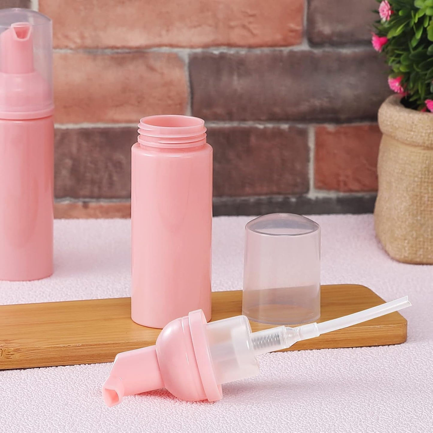 36 pcs 2oz Empty Foam Soap Dispensers Bottle Lash Cleanser Bottles Refillable Cleaning for Shampoo Lotion Hand Sanitizer Cosmetics Castile BPA-Free