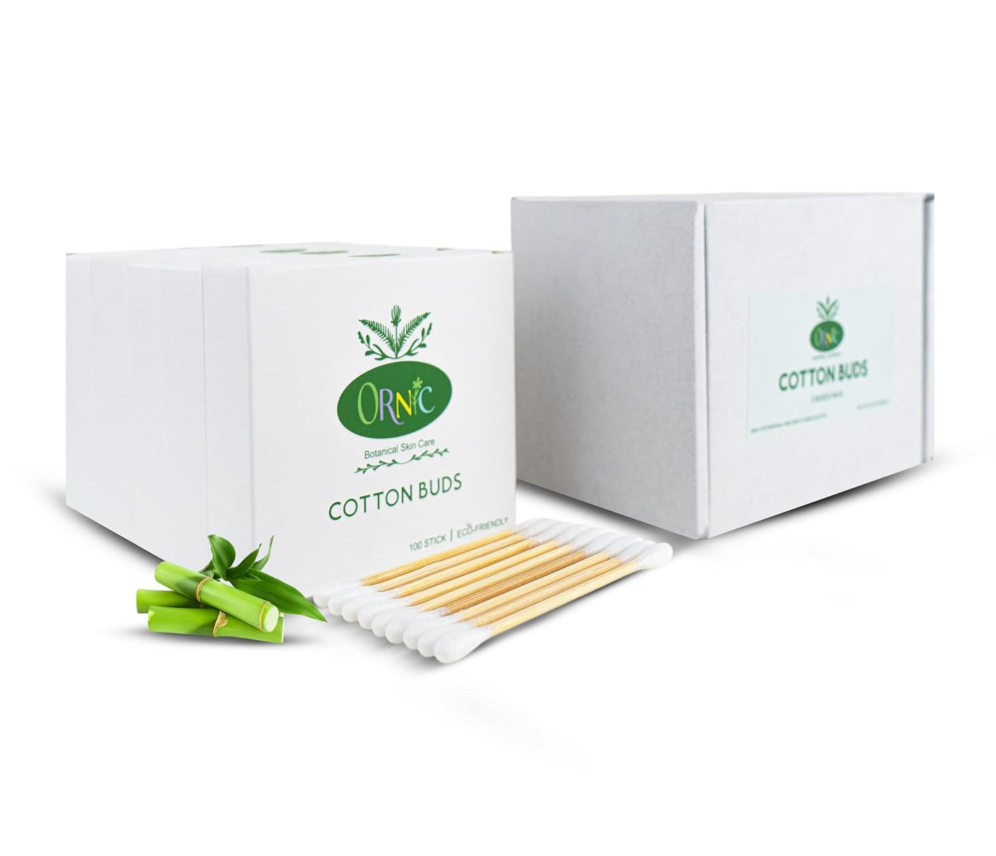 Bamboo Cotton Swabs – Eco-Friendly Cotton Swabs for Personal Care – Biodegradable Cotton Buds for Zero Waste Personal Care – Plastic-Free Cotton Swabs for Makeup, Hygiene & Beauty (500 Count)