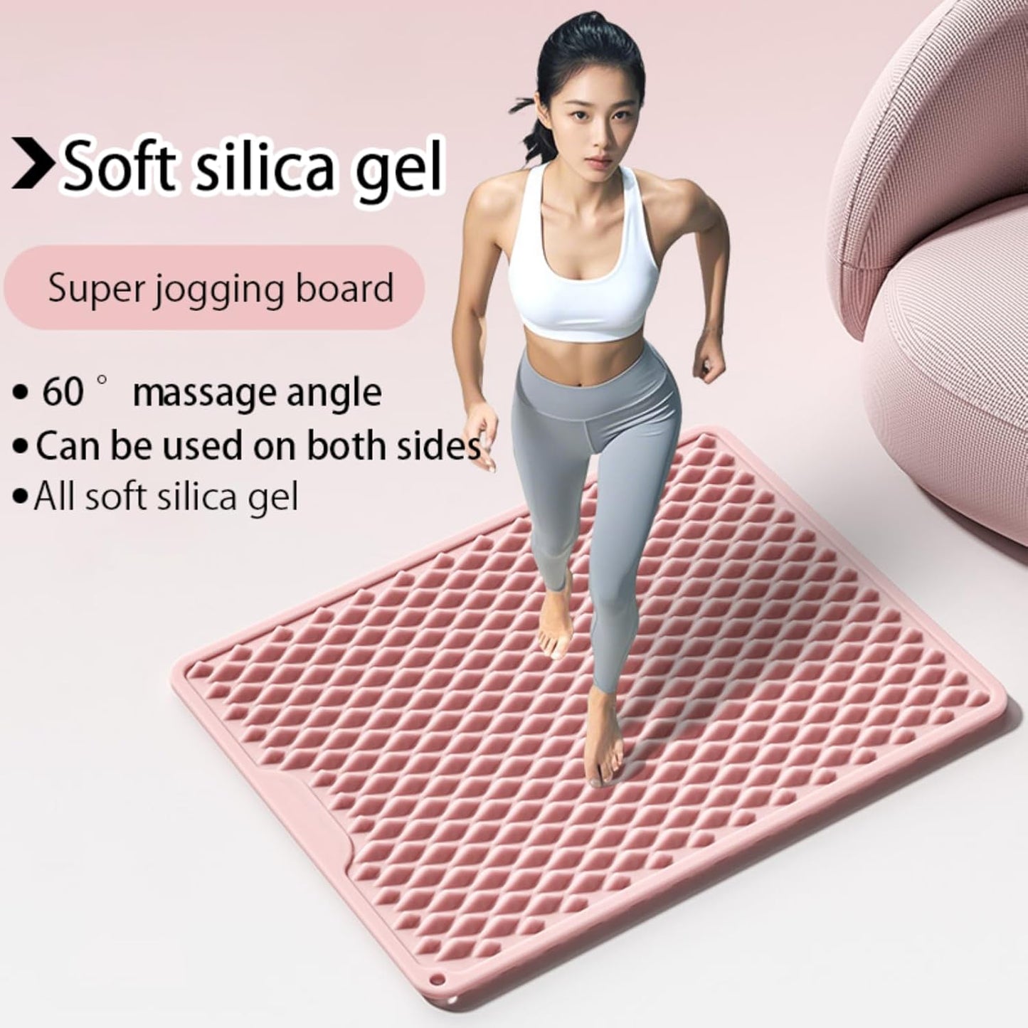 LmlJoo Silicone Cushion Portable Foot Reflexology Pad Foldable Foot Massage Mat Pressure Point Massage Mat Anti-Fatigue Standing Desk Mat Standing Pad Relieves
