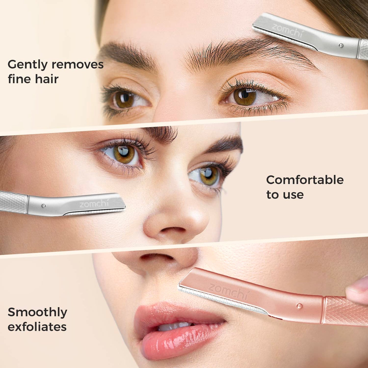 Precision Eyebrow Razor Blades - Set of 10 Replacement Blades