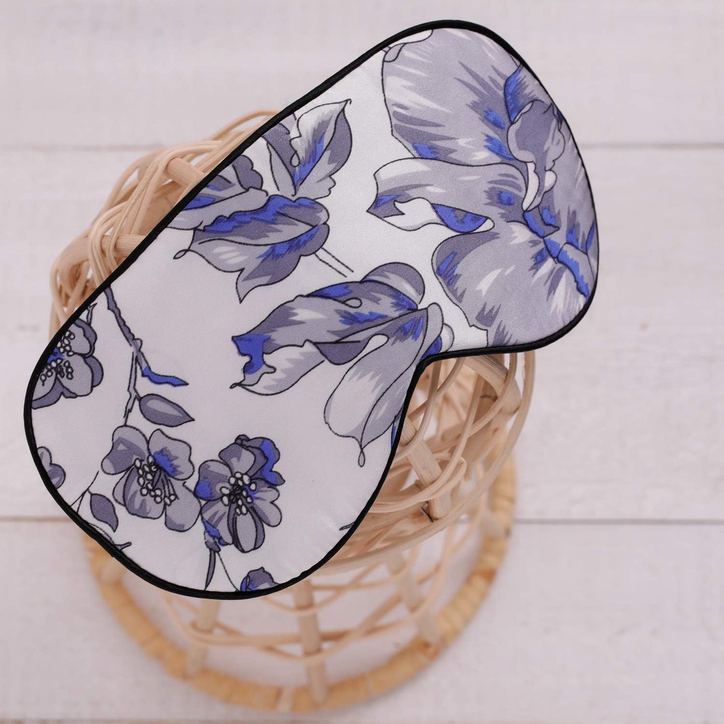 Maxfeel 100% Pure Silk Eye Mask - Sleep Eye Cover in Printed Colors (#11)