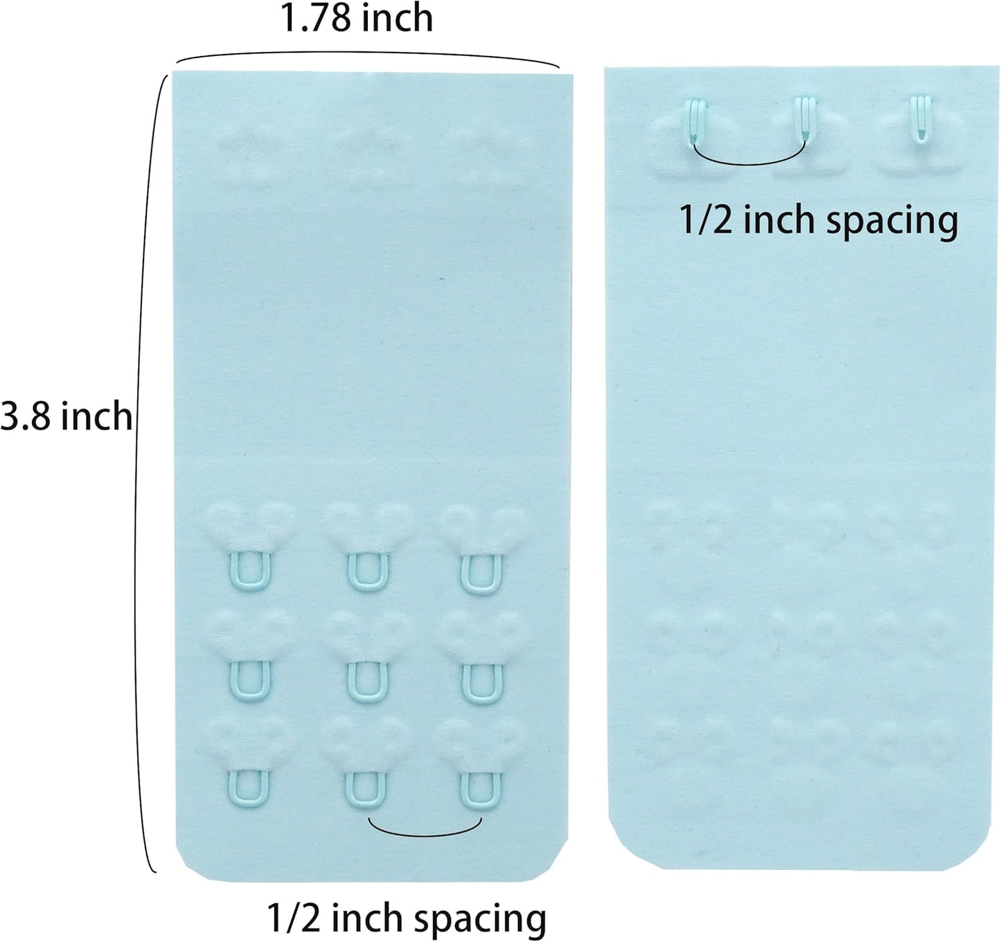 SAMGU Women's Soft Bra Extender 2 Hook / 3 Hooks / 4 Hooks Seamless Comfortable Bra Strap Extender Extension