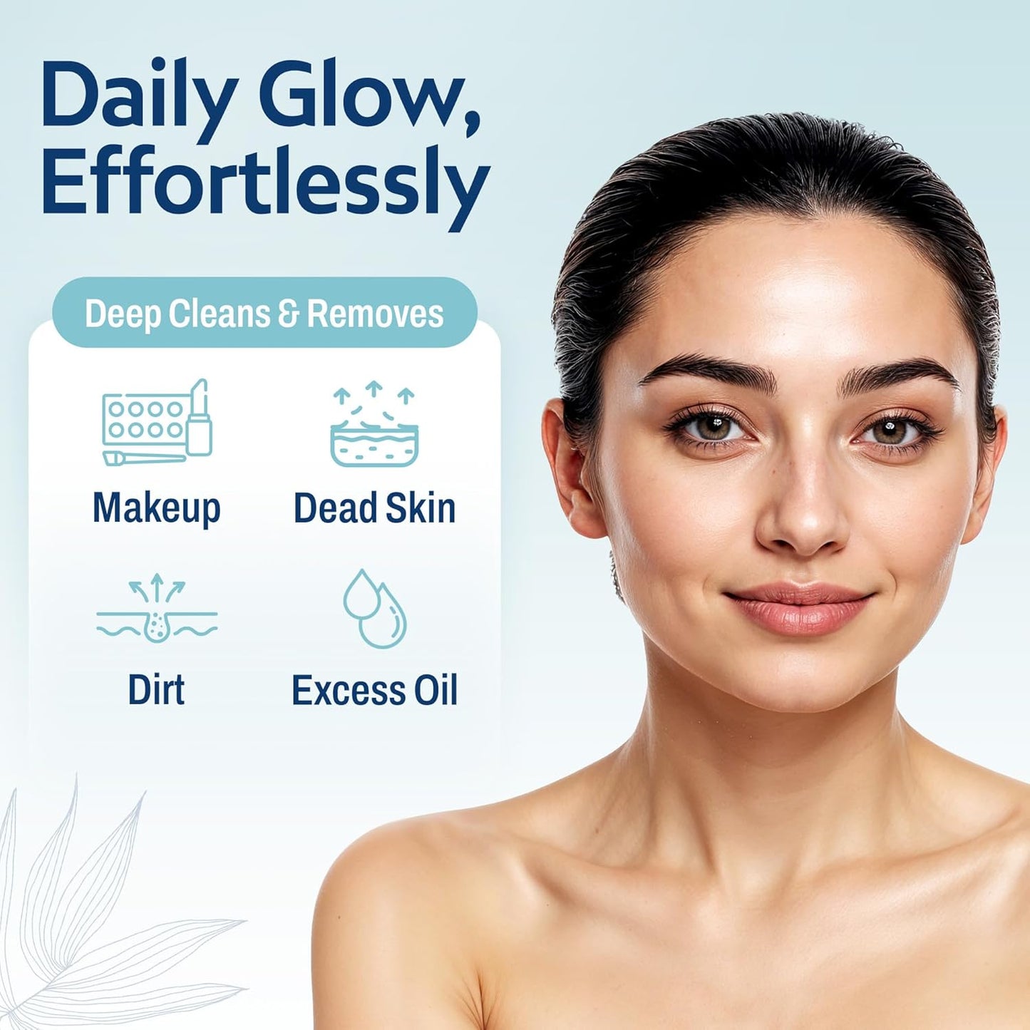 HartFelt Round Face Scrubber for Women | Reusable Facial Sponges for Daily Cleansing | Facial Exfoliating Pads for Removing Dead Skin, Dirt & Makeup | Use with Favorite Cream | Made in USA - 30 Count