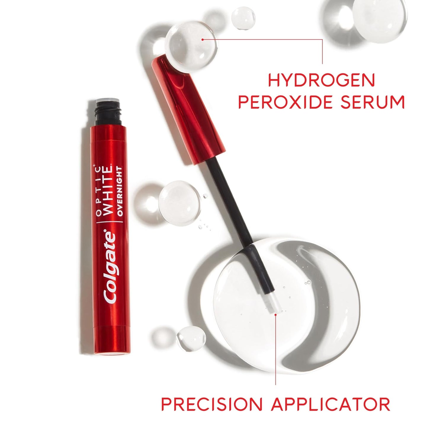 Colgate Optic White Overnight Teeth Whitening Pen and Whitening Toothpaste Kit, Includes 0.08 fl oz Teeth Whitener Pen with 21 Nightly Treatments Plus a 3.0 fl oz Enamel Safe Whitening Toothpaste