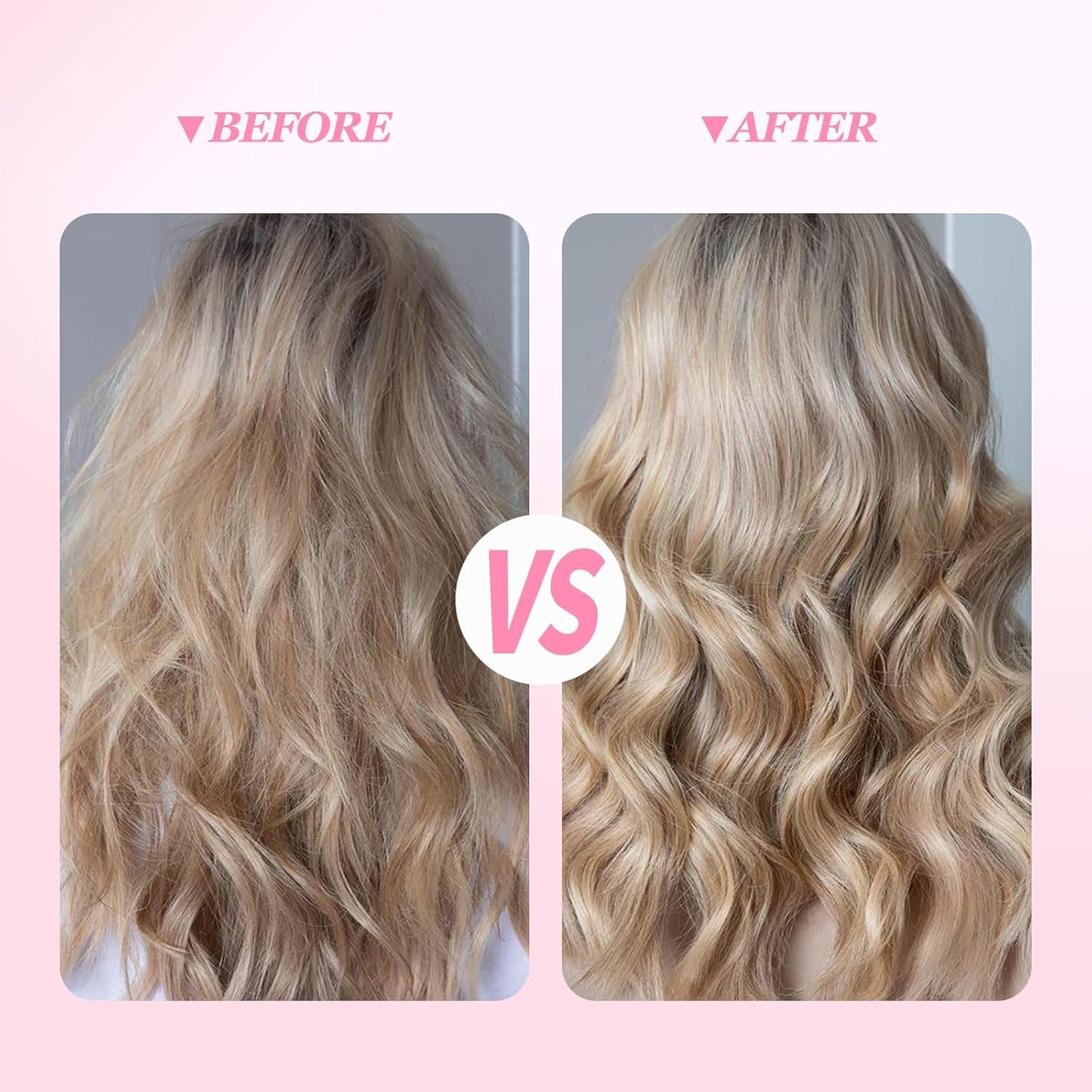 K&K 1 1/2 Inch Ceramic Tourmaline Ionic Heated Round Brush Curling Brush Creates Blowout Look -Creates Root Volume & Loose Curls Volume Curls Dual Voltage Hair Styling Tool (Silvery, 1.5 Inch)