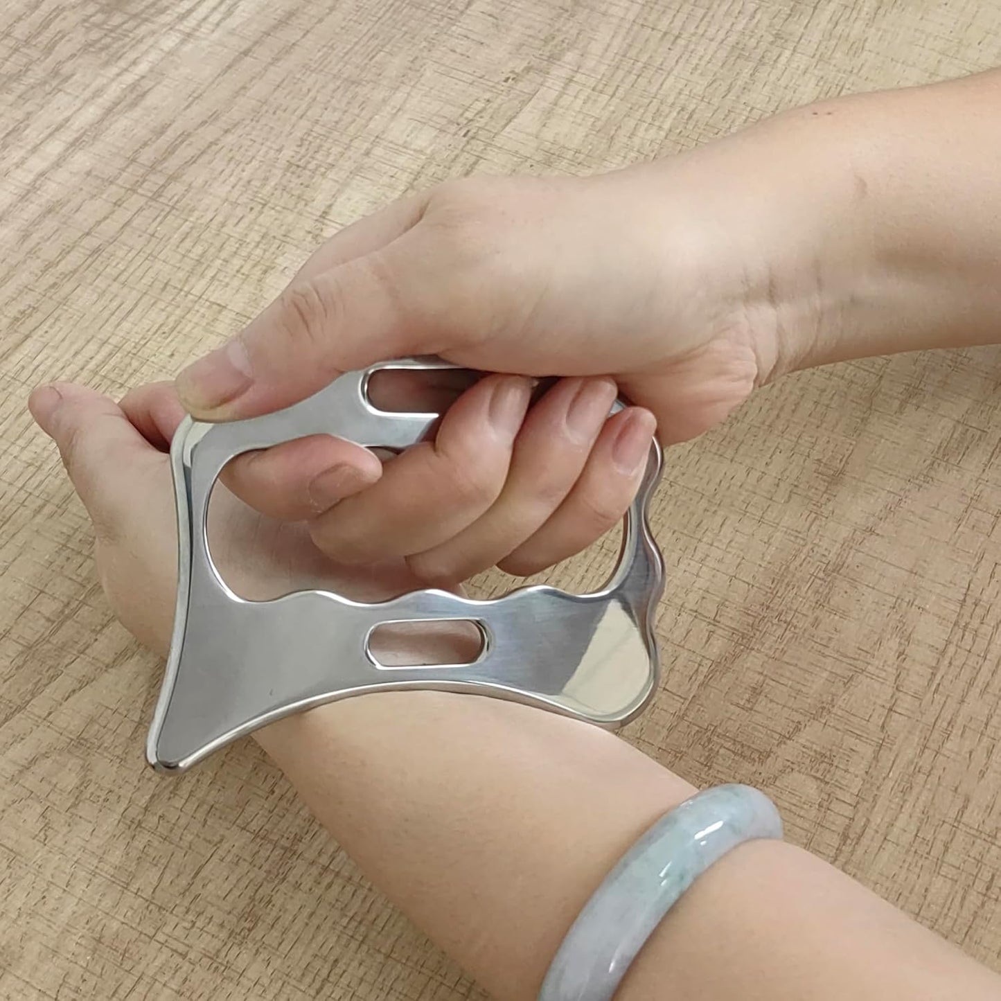 BYYDDIY SD 2 in 1 Stainless Steel GuaSha Muscle Scraper Tools Set,Scar Tissue Tool,Physical Therapy Tools,Muscle Scraping Tool,Massage Scraper,IASTM Tools,Soft Tissue Massage Tool (SD2)